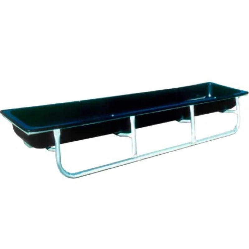 Davis Galvanized Poly Bunk Feeder 10'
