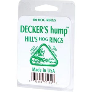 Decker Hill’s Hump Hog Ring No. 3 100 ct