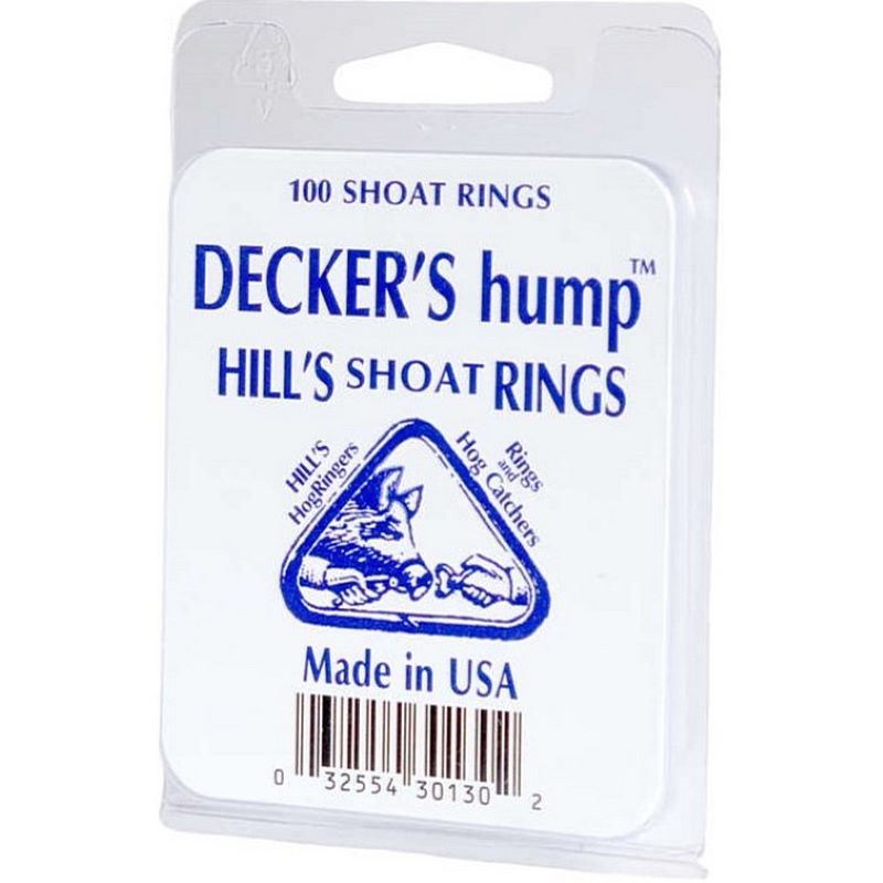 Decker Hill’s Hump Shoat Rings No. 2 100 ct
