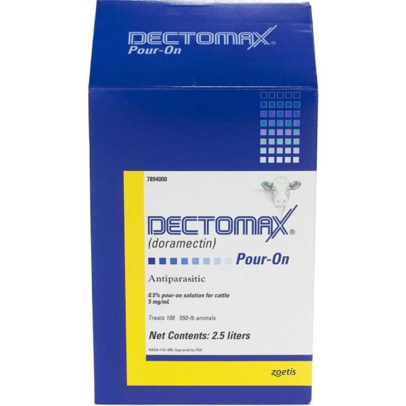 Dectomax Pour-On Cattle Dewormer 2.5 L