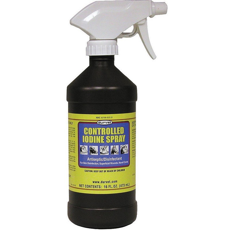 Durvet Controlled Iodine Spray 16 oz