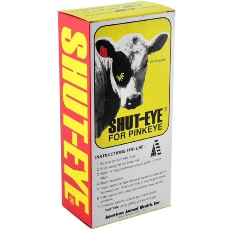 Durvet Shut-Eye for Pinkeye Calf Patch Kit 10 ct
