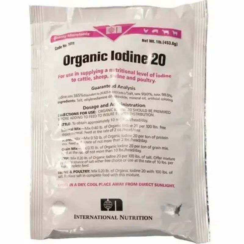 Duvet Organic Iodine Salt 20 Grain 1 lb