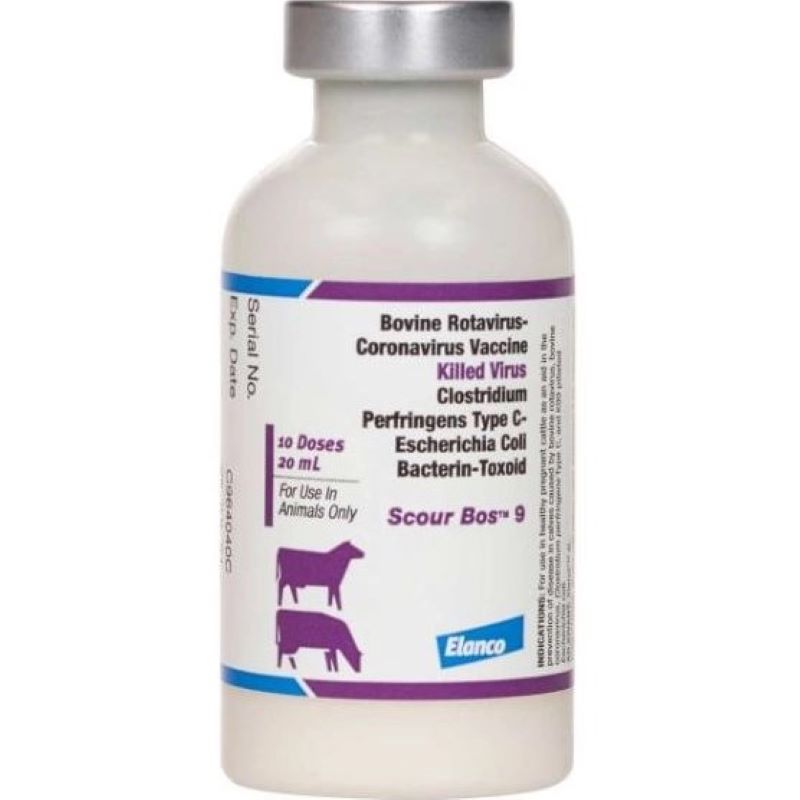 Elanco Scour Bos 9 Cattle Vaccine 10 Dose 20 ml