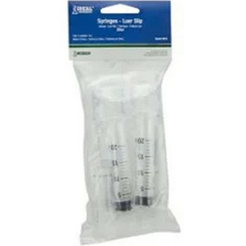 Ideal Disposable Soft Slip Luer Syringes 20cc 4 ct