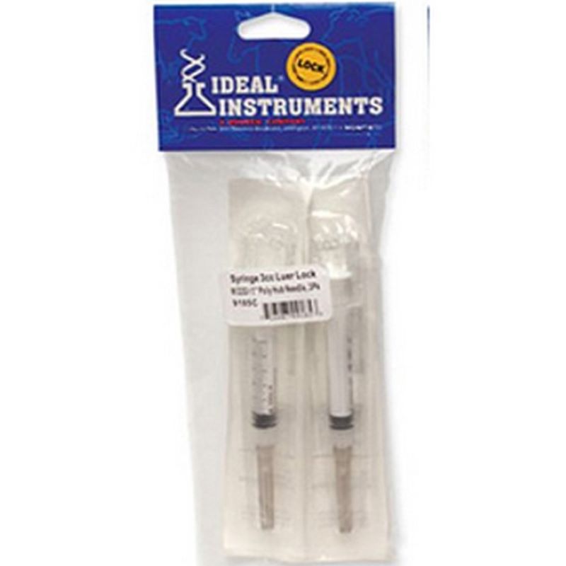 Ideal Disposable Soft Slip Luer Syringes 35cc 2 ct