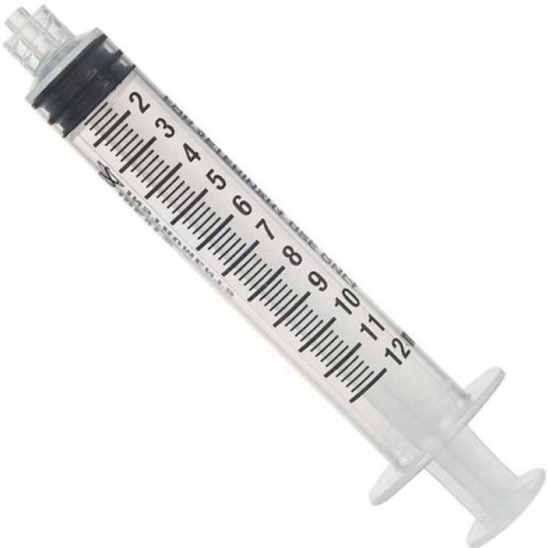 Ideal Luer Lock Disposable Syringes 12cc