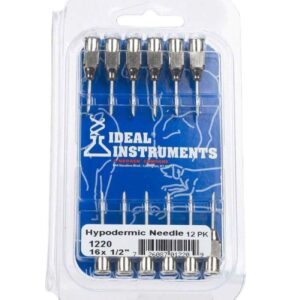 Ideal Stainless Steel Needles 16ga 1.5" 12 ct