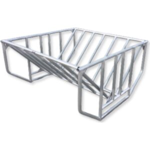 KFS Galvanized Cradle Hay Bale Feeder 6'x6'