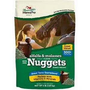 Manna Pro Alfalfa Molasses Nuggets 4 lb for Horses
