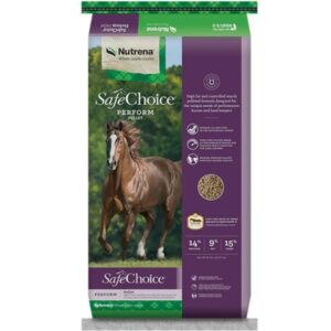 Nutrena SafeChoice Perform Horse Feed 50 lb