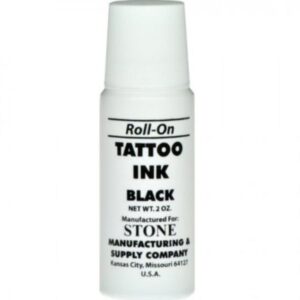 Stone Manufacturing Black Tattoo Ink Roll-On 2 oz