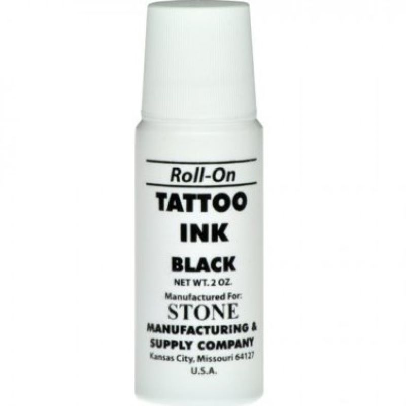 Stone Manufacturing Black Tattoo Ink Roll-On 2 oz