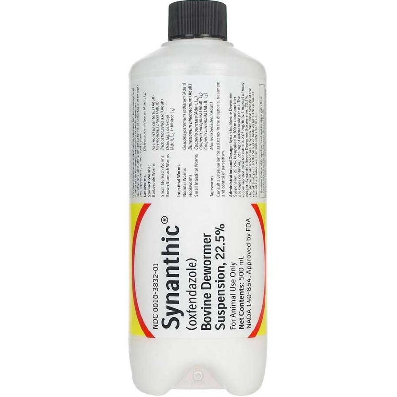 Synanthic Suspension Cattle Dewormer 22.5% 1 L