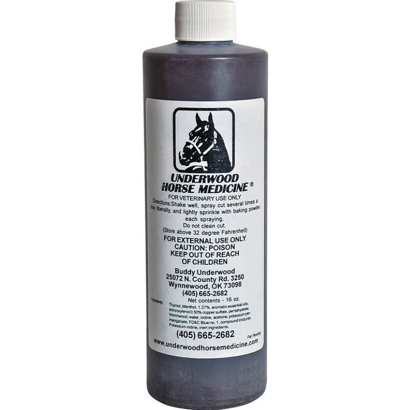 Underwood Horse Wound Medicine 16 oz