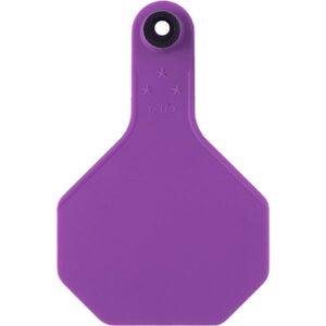 Y-Tex 3 Star Purple Blank Ear Tags 25 ct