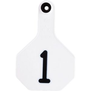 Y-Tex 3 Star Ear Tags White 1-25