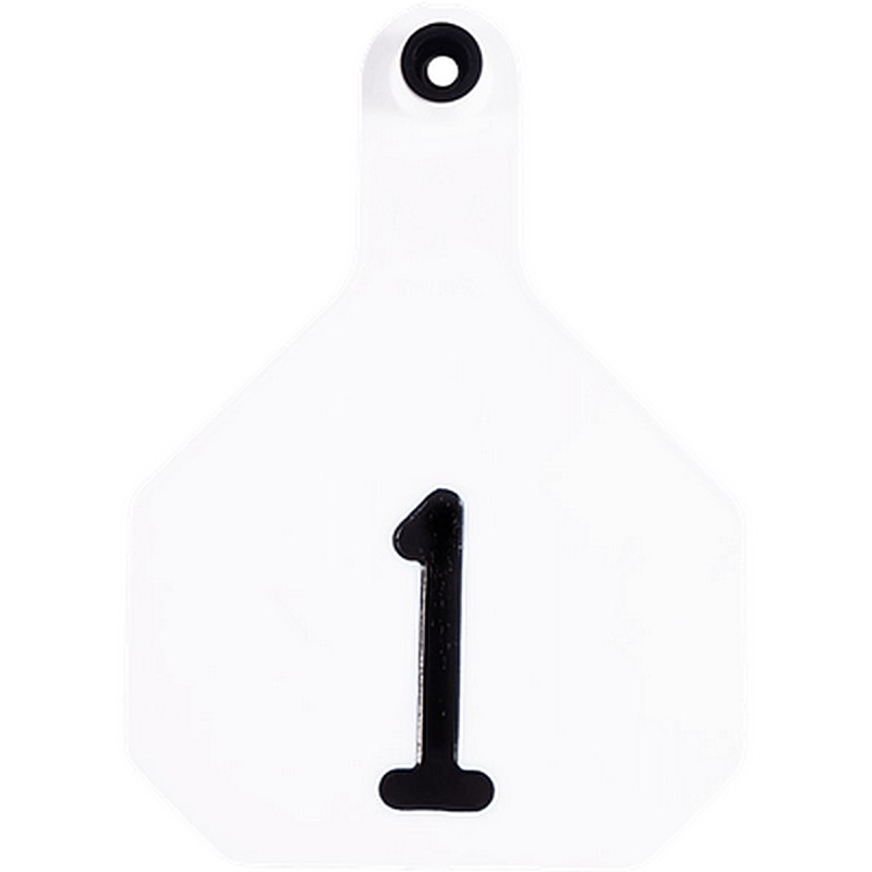Y-Tex 4 Star White Ear Tags 1-25