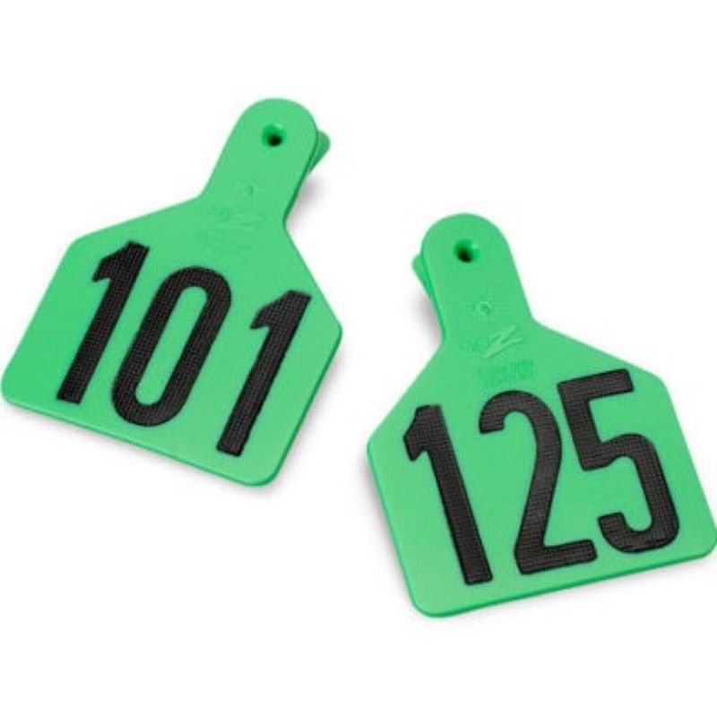 Z-Tag Calf Ear Tags Green 101-125