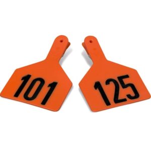 Z-Tag Cow Orange Ear Tags 101-125