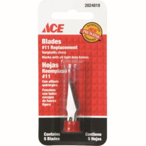 Ace Hobby Knife #11 Replacement Blades 5 Ct