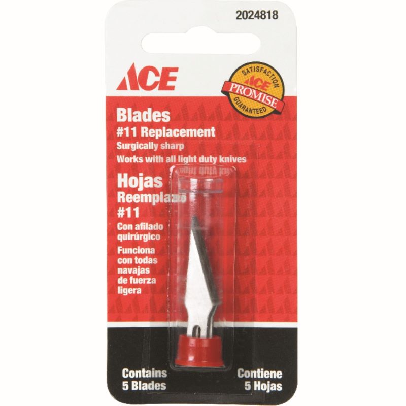 Ace Hobby Knife #11 Replacement Blades 5 Ct