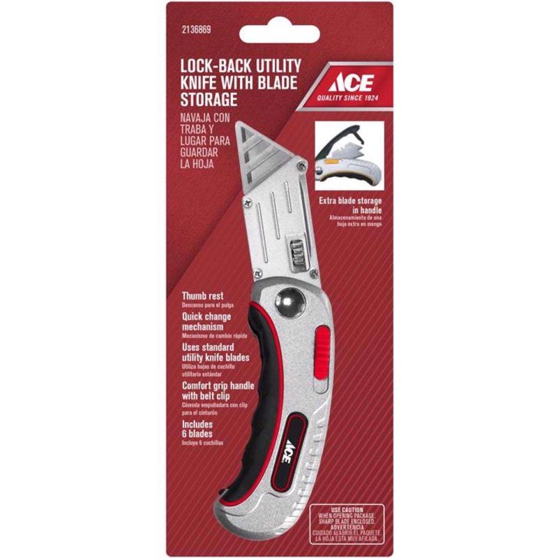 Ace Lockback Utility Knife