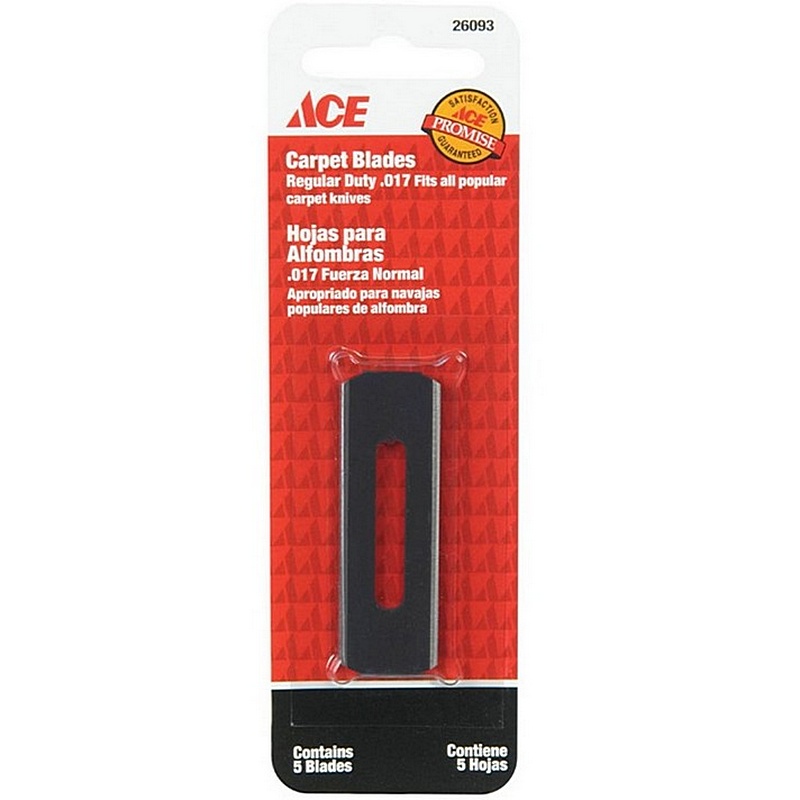 Ace Regular Duty Carpet Knife Replacement Blades 5pk