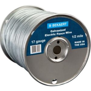 Bekaert Galvanized Electric Fence Wire 17ga 2640 feet
