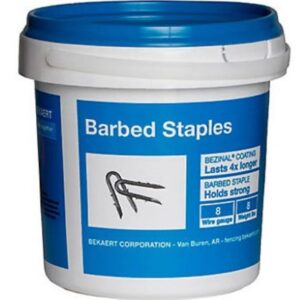 Bekaert Single Barbed Fence Staples 1.25 inch 8 lb