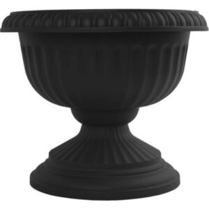 Bloem Black Grecian Urn Planter 20”