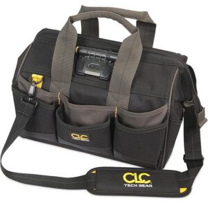 CLC Tech Gear 29 Pocket Lighted BigMouth Tool Bag 14”