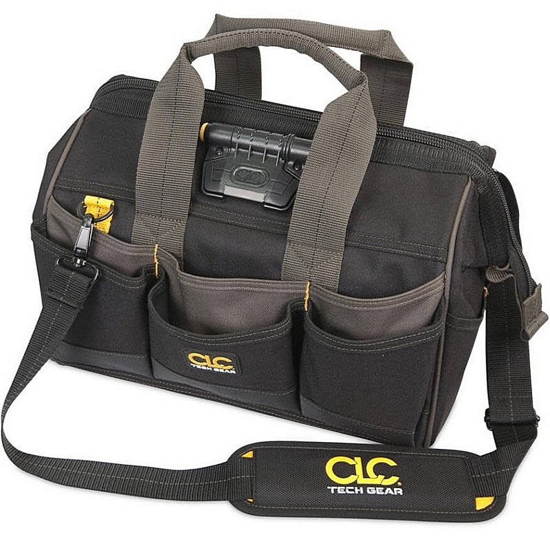 CLC Tech Gear 29 Pocket Lighted BigMouth Tool Bag 14”