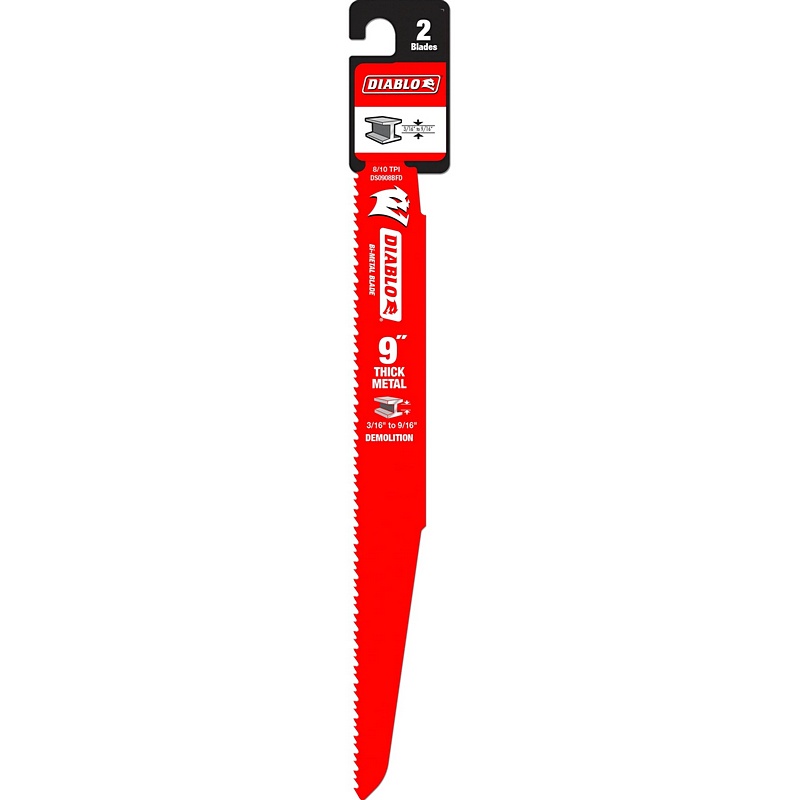 Diablo Reciprocating Saw Blade 8/10TPI 9"