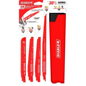 Diablo Reciprocating Saw Blade Set 6"/9" 14 ct