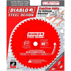 Diablo Steel Demon Circular Saw Blade 48T 7-1/4"