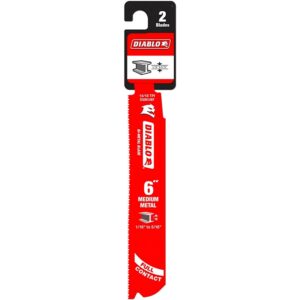Diablo Steel Demon Reciprocating Saw Blade 14/18TPI 6" 2 ct