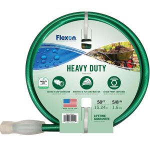 Flexon Heavy-Duty Garden Hose 5/8”x100’