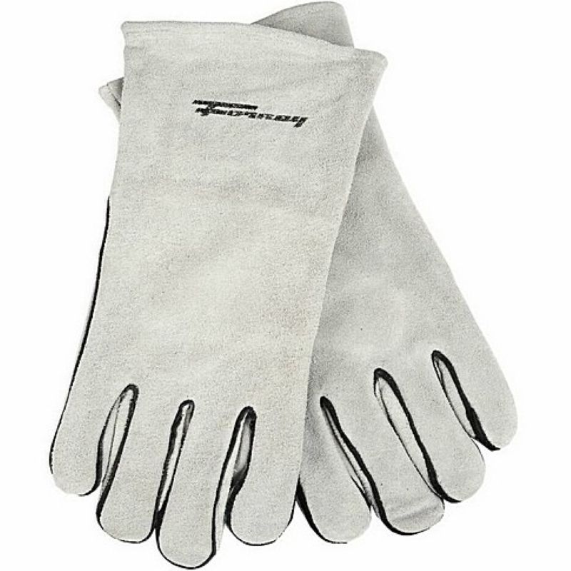 Forney 53429 Gray Leather Welding Gloves Large