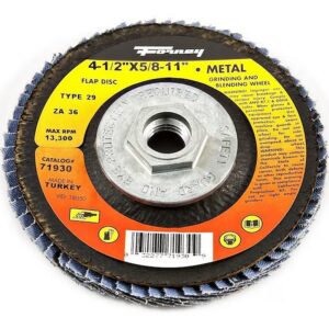 Forney Flap Disc Metal Grinding Disc Type 29 4-1/2"x5/8-11"
