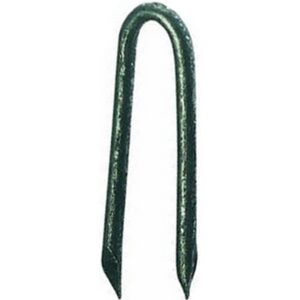 Galvanized Steel Fence Staples 1/4"x1" 1 lb