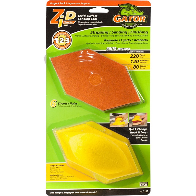 Gator Zip Sander Tool Kit 6"x3"