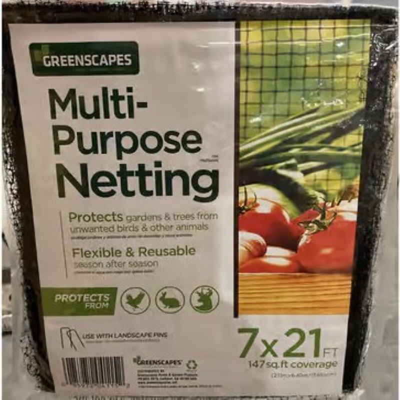 Greenscapes Garden Netting 7’x21'