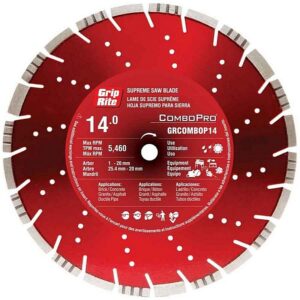 Grip Rite ComboPro Diamond Circular Saw Blade 14"