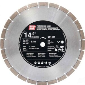 Grip-Rite General Purpose Diamond Circular Saw Blade 14”