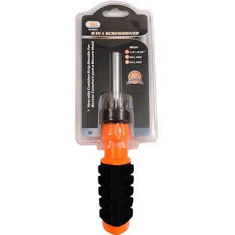 IIT 6-in-1 Cushion Grip Screwdriver