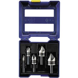 Irwin Black Oxide Countersink Drill Bit Set 5pc