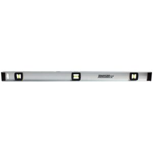 Johnson Aluminum I-Beam 3 Vial Level 36"