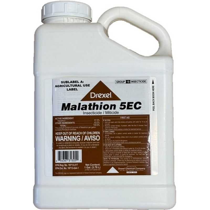 Malathion 5 EC Insecticide/Miticide 2.5 gal