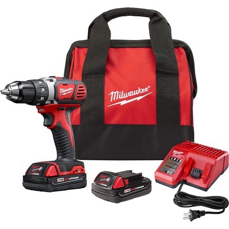 Milwaukee M18 Cordless Compact Drill/Driver 18V 1/2”